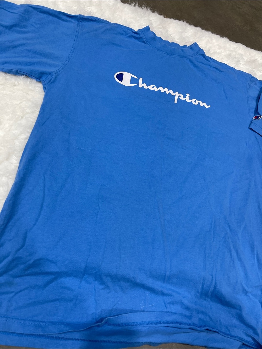 Champion Royal Blue Short Sleeve Logo Tee